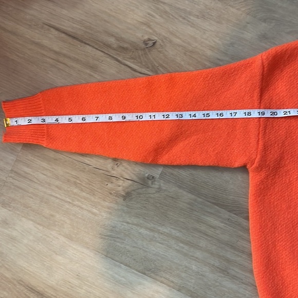 Talulah Smiley Face Orange Sweater sz M - Picture 5 of 8